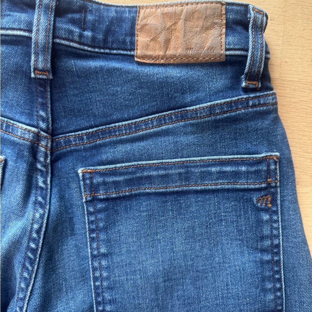 Madewell Curvy Emmett Wide-Leg Patch Pocket Jeans High Rise Size 27 Petite - Picture 6 of 9